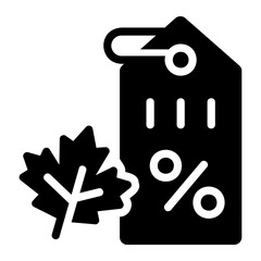 sale tag Solid icon