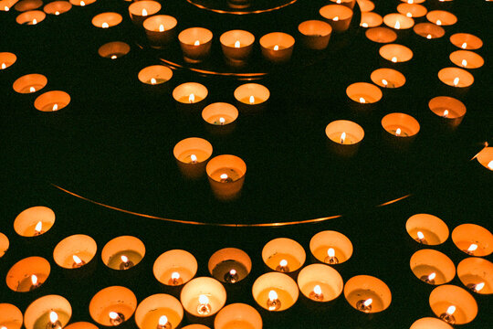 Candles in a Church