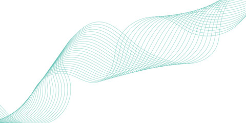 Abstract blue wave background illustration with dynamic curved lines and light vector pattern design