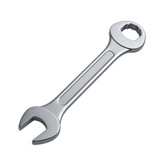 Simple Spanner Isolated: A close-up shot of a single, gleaming spanner, ready for work, emphasizing its utilitarian design and the tools of the trade.
