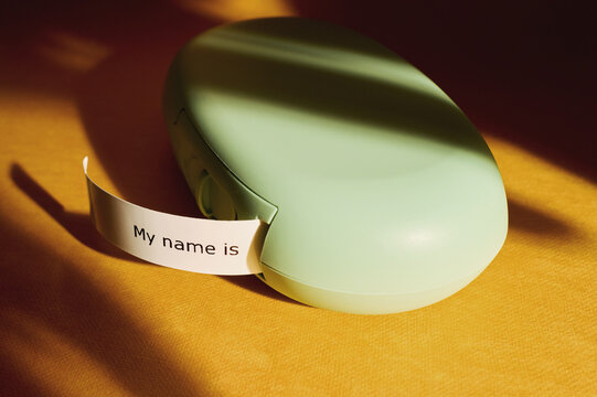 My name is Name Tag printer 