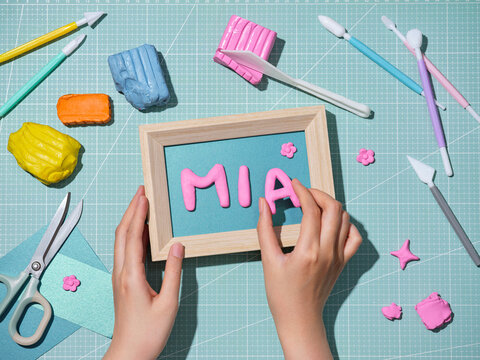 Crafting a Personalized Artwork with Clay