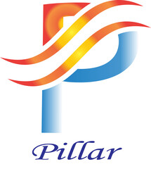 Pillar – Stylized Letter P Logo