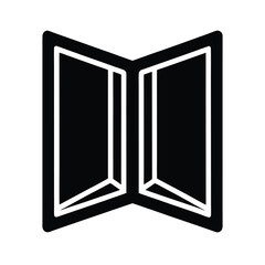 Foldable Mirror Vector Illustration