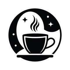 Afternoon Coffee Vector Illustration