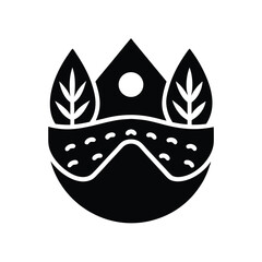 Touch Of Nature Vector Illustration