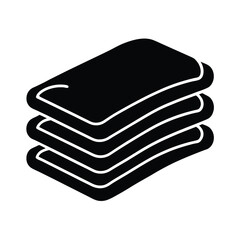 Towel Stack Vector Illustration