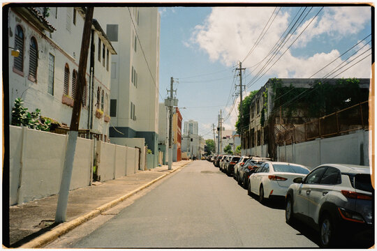 The streets of the Old San Juan neighborhood in Puerto Rico