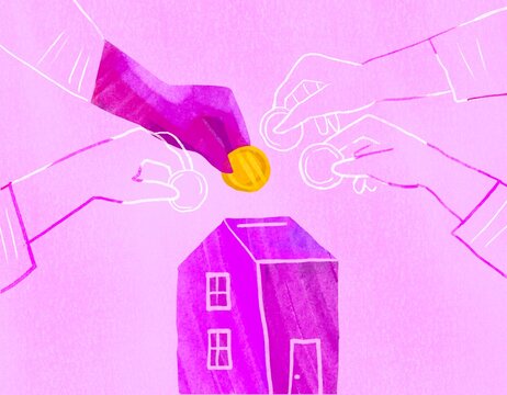 Money saving concept 