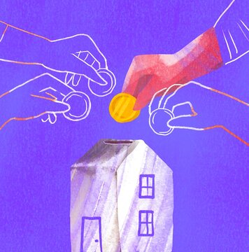 Money saving concept 