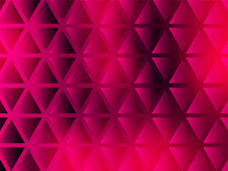 Deep Red Pink Geometric Triangle Texture