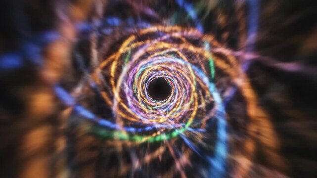 Dynamic afterimage abstract light trails persistence of vision rapidly moving across a dark screen abstract, graphic, glow