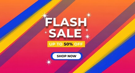 Vibrant promotional banner advertises a limited time promotional event with significant price reduction