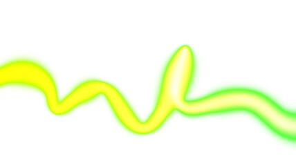 Abstract glowing neon light streak rays wave flow seamless loop colour pattern gradient shape PNG overlay. Glowing neon horizontal lines flow curved shaped light leaks light beams effect, transparent 