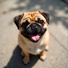 4-Smiling Pug-2