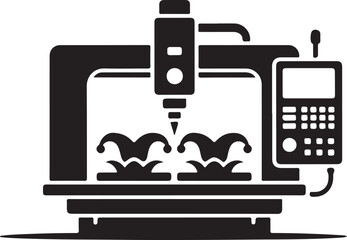 Industrial machine crafting festive holiday hats with precision and automation