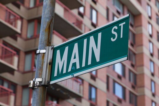 Main Street Sign Roosevelt Island