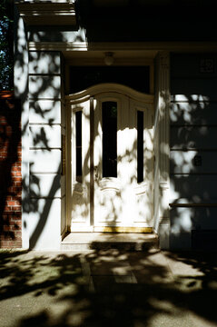 Doorway in Sunlight and Shadows