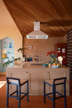 Interior of modern kitchen 