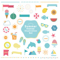 夏イラスト素材セット