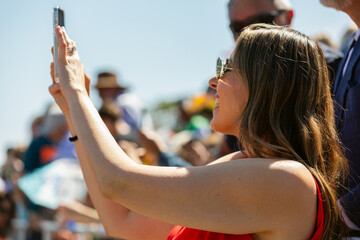 Capturing Moments at Outdoor Graduation
