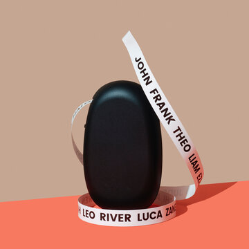 label printer and a ribbon with some name ideas