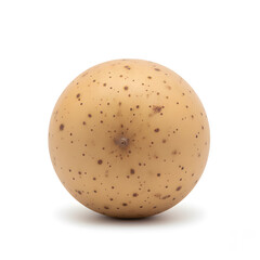 Langsat Fruit Round With Dense Speckles