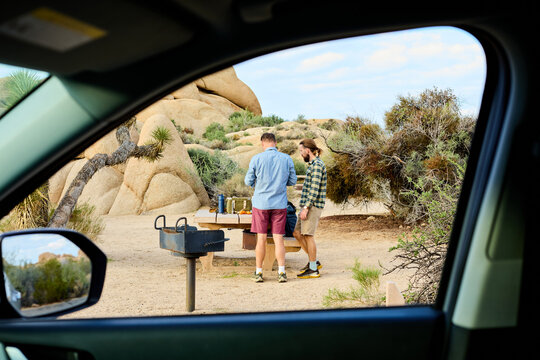 Friends went to Joshua Tree National Park.