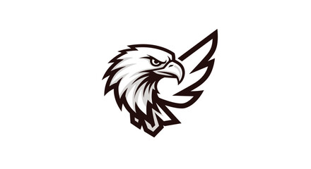 Stylized white horse head graphic against a navy background for various uses