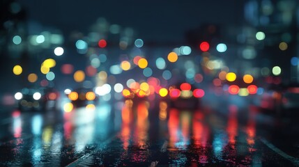 Obraz premium City night lights