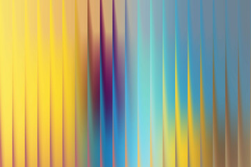 Gradient Vertical Stripes Abstract Background - Vivid Yellow, Blue and Purple Design