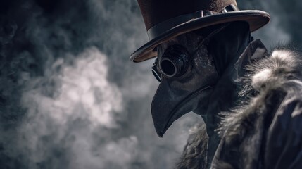 Plague doctor portrait