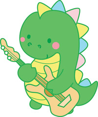 Illustrations of cute Dinosaur character clip art for children. Dinosaur 