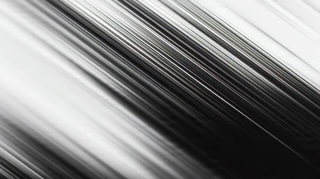 Monochrome diagonal stripes create an abstract pattern