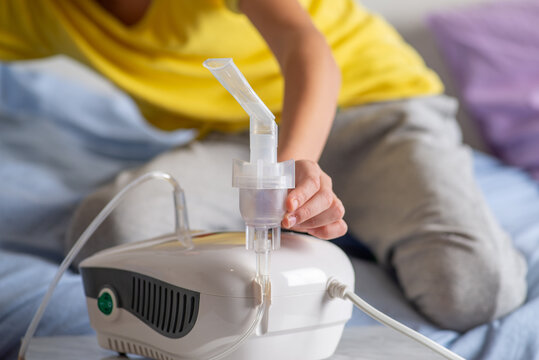 Preparing a home inhaler nebulizer for the procedure