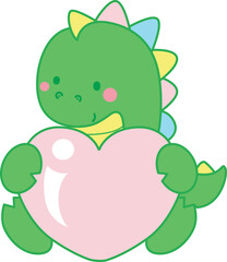 Illustrations of cute Dinosaur character clip art for children. Dinosaur 