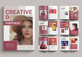 Creative Portfolio Magazine Layout