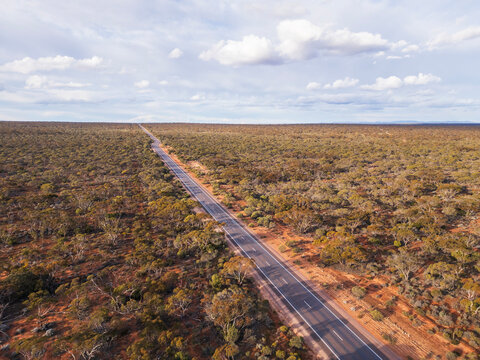 National Highway One A1. Kimba. Eyre Peninsula. South Australia.