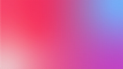 Abstract background with gradient of pink red purple and blue colors smoothly blending together nicely