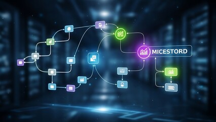 Business Process Flowchart with Micestord Branding