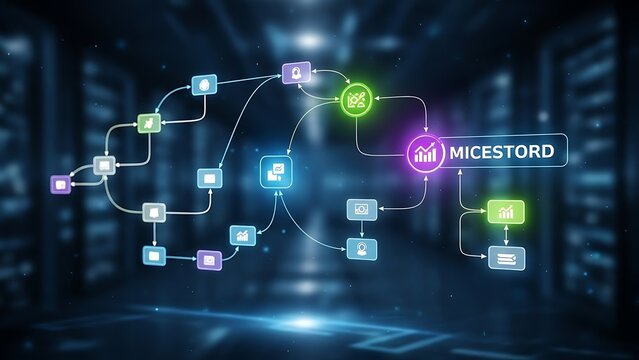 Business Process Flowchart with Micestord Branding