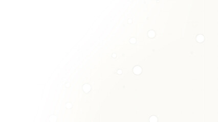 White circles and specks on a pale background