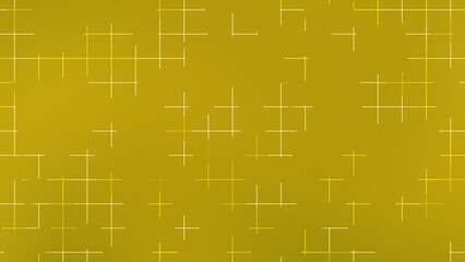 Dark yellow Grid Line Background with Sparkling Abstract Pattern