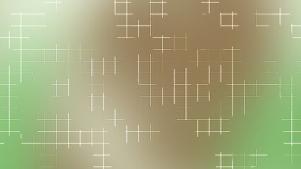 Green Brown Geometric Grid Gradient Abstract Background