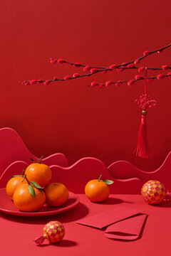 An elegant still life celebrating the Chinese New Year