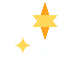 Fototapeta premium yellow stars vector