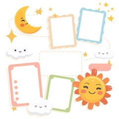 baby scrapbook elements