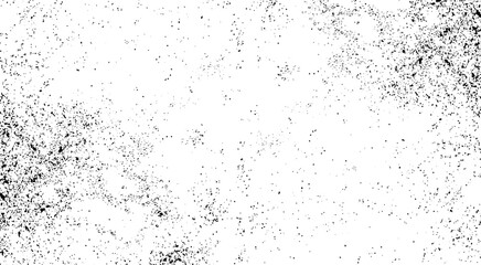 Grunge dirty texture background overlay. Rough black and white texture vector. Distressed overlay texture. 