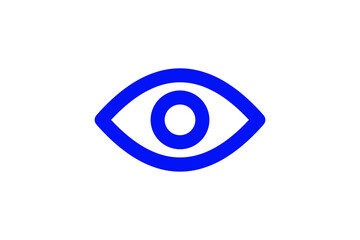 Isolated   eye illustration in line style design. Vector illustration.