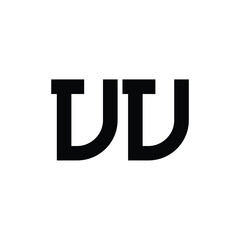 VV monogram logo design letter text name symbol monochrome logotype alphabet character simple logo